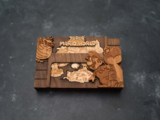 Super Mario Bros World SNES Cartridge Replica