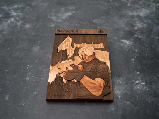 Resident Evil 4 PlayStation 2 Cover Replica