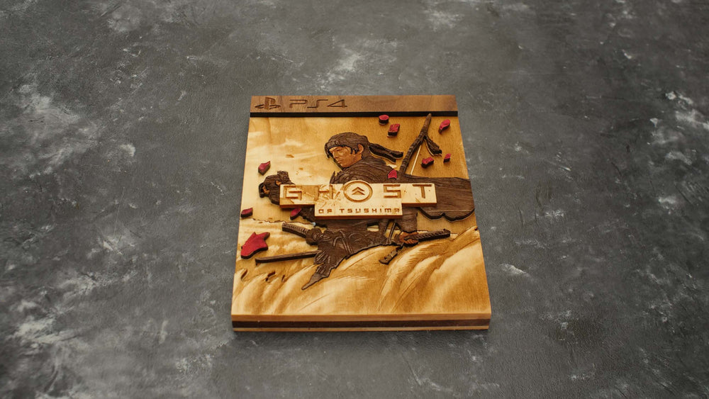 Ghost of Tsushima PS4 Cover Replica