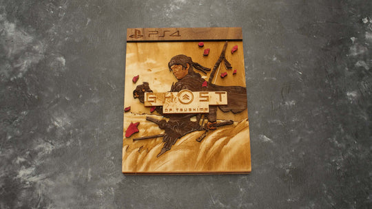 Ghost of Tsushima PS4 Cover Replica