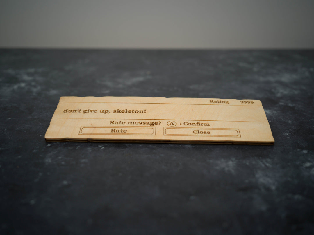 Custom Wooden Dark Souls 2 Message