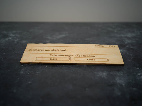 Custom Wooden Dark Souls 2 Message