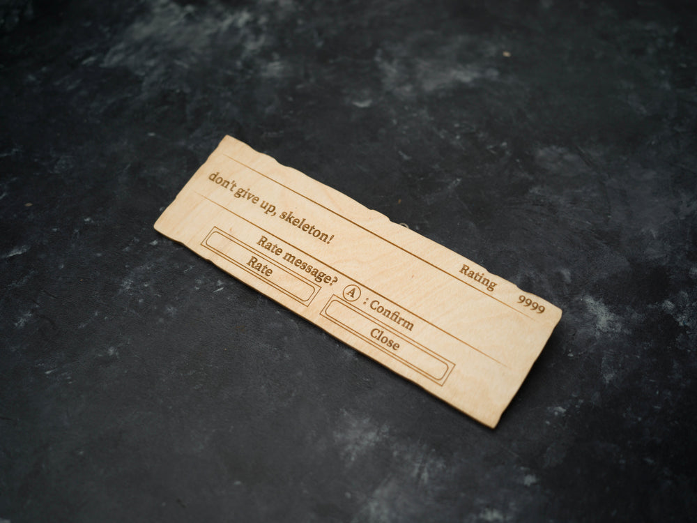 Custom Wooden Dark Souls 2 Message