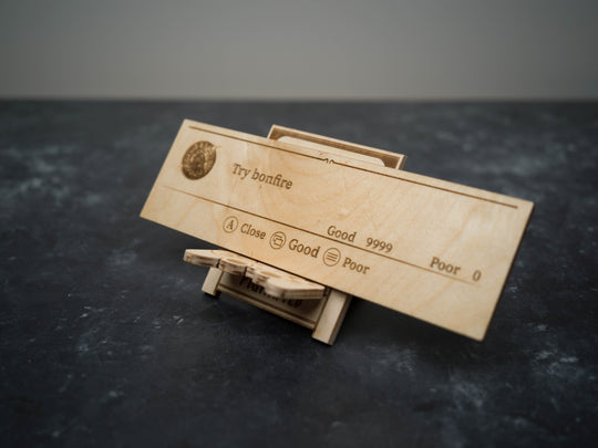 Custom Wooden Dark Souls 3 Message