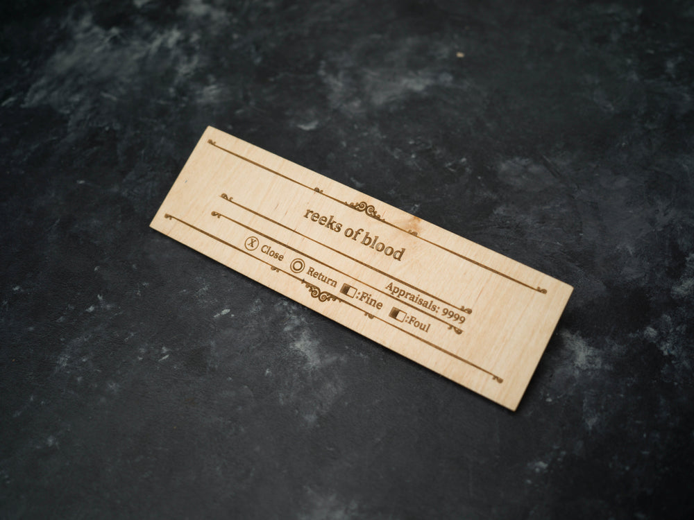 Custom Wooden Bloodborne Message