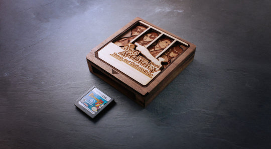 Custom wooden  Nintendo DS / NDS Cartridge with option for a raspberry pi
