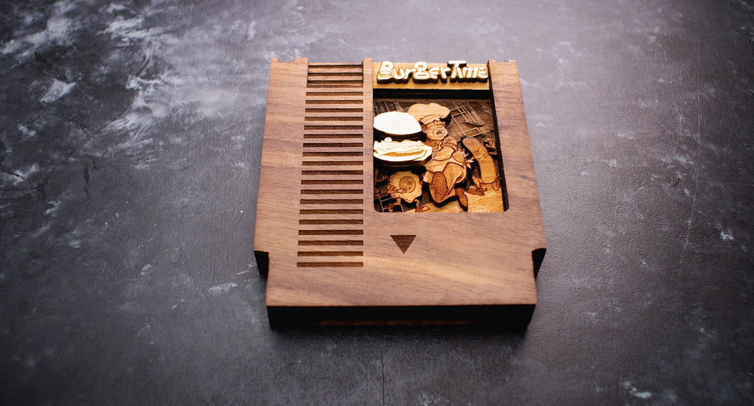 Burger Time Cartridge Replica