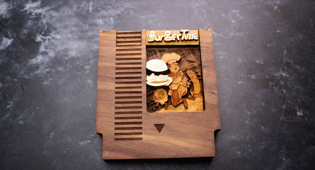 Burger Time Cartridge Replica