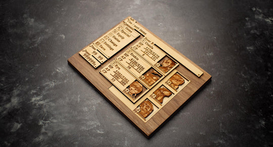 Custom Wooden Breath of Fire 4 menu screen with characters you can pick
