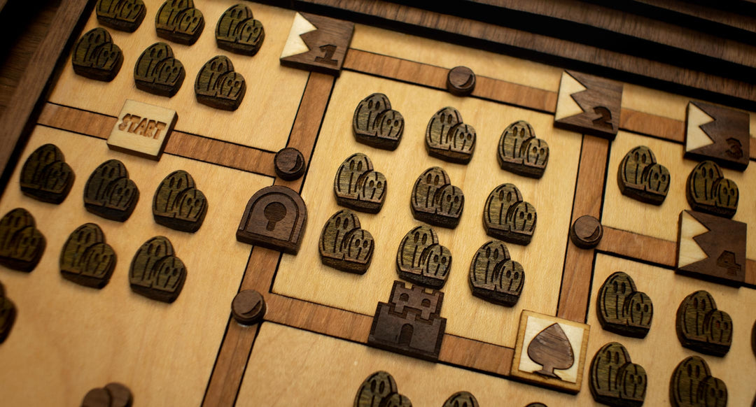 Wooden Mario Bros 3 level print