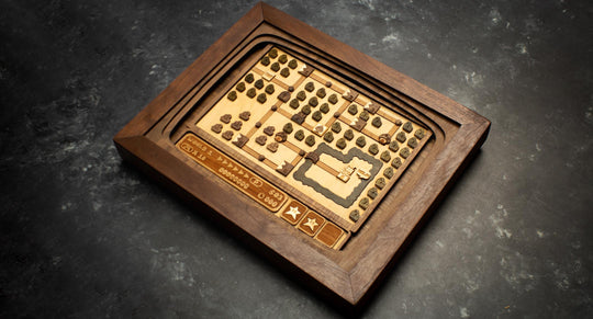 Wooden Mario Bros 3 level print