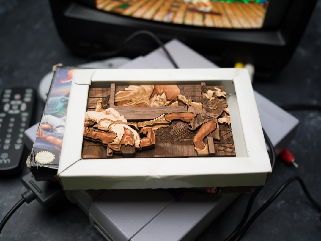 Street Fighter 2 SNES Cartridge Replica