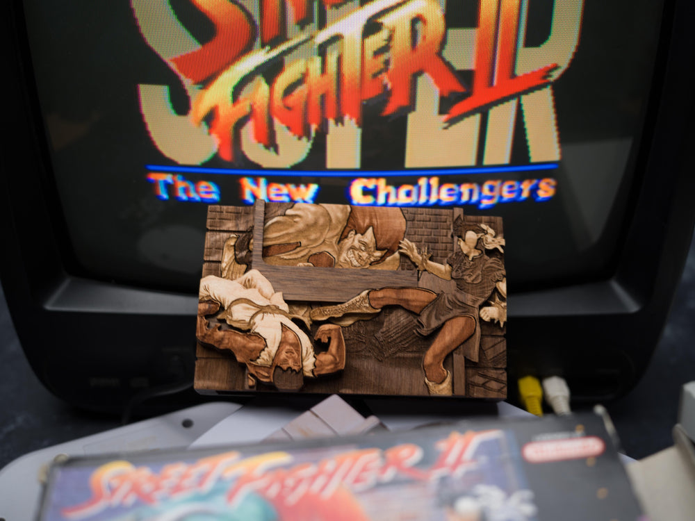 Street Fighter 2 SNES Cartridge Replica