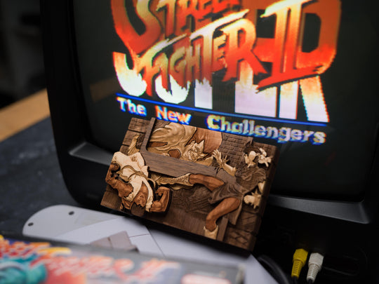 Street Fighter 2 SNES Cartridge Replica