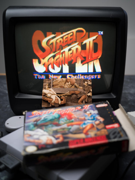 Street Fighter 2 SNES Cartridge Replica
