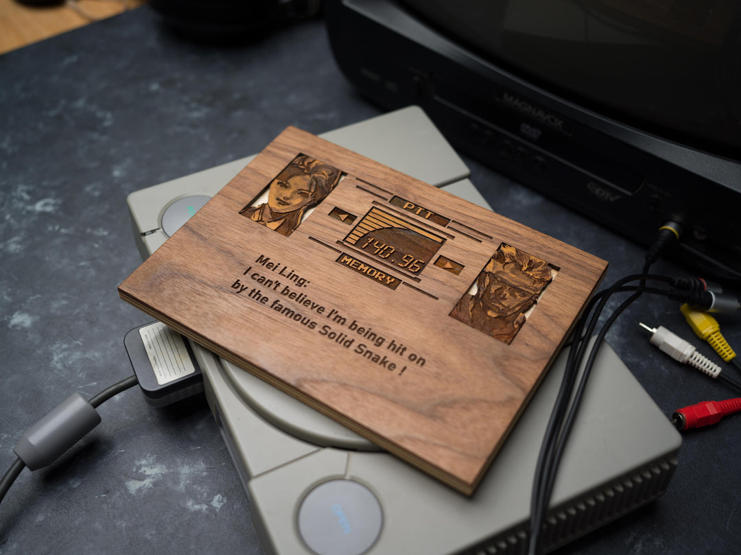 Custom Wooden Metal Gear Codec Screen