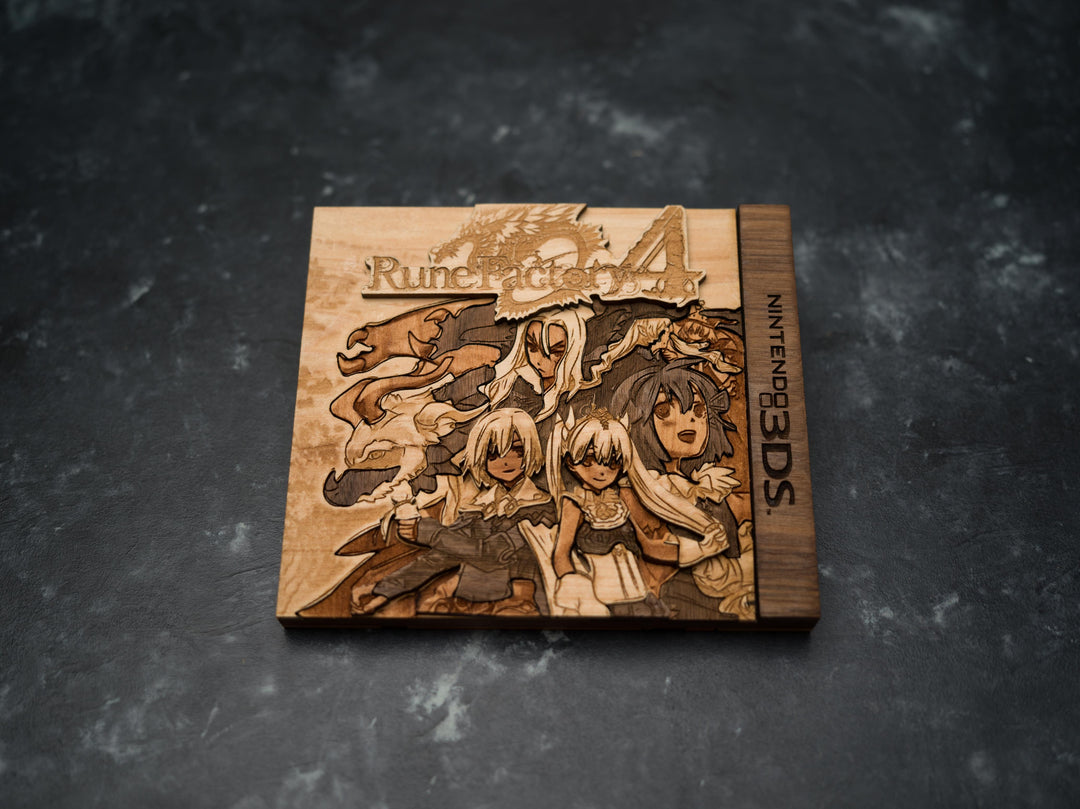Wooden Rune Factory 4 for 3DS replica