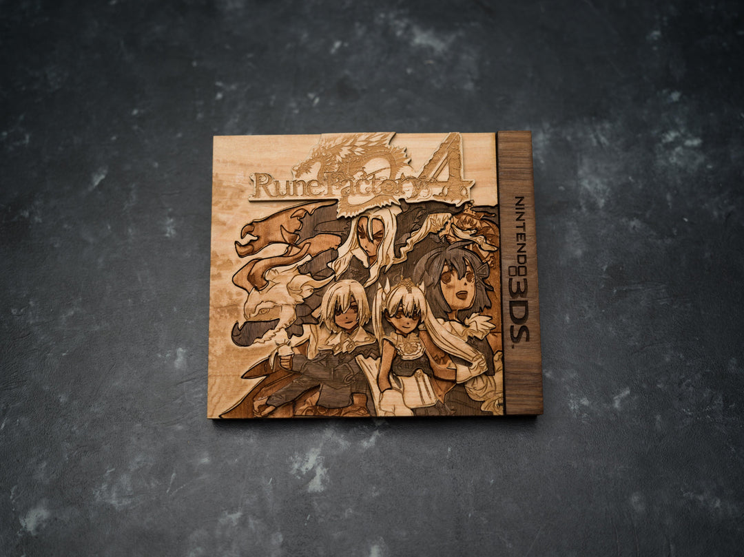 Wooden Rune Factory 4 for 3DS replica