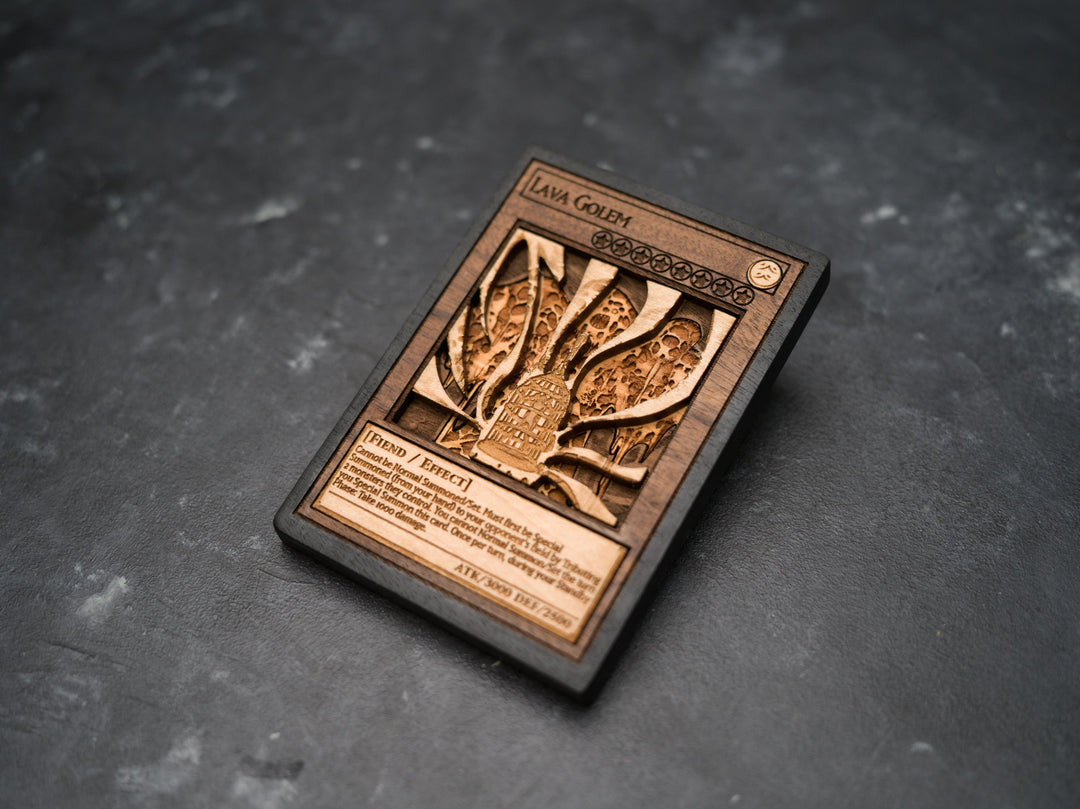 Custom Wooden Yu Gi Oh Cards