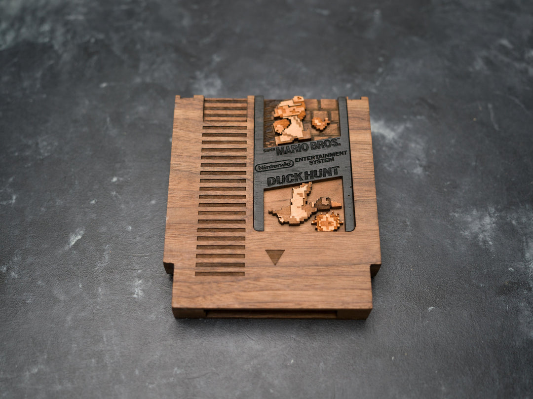 Mario Bros and Duck Hunt Cartridge Replica