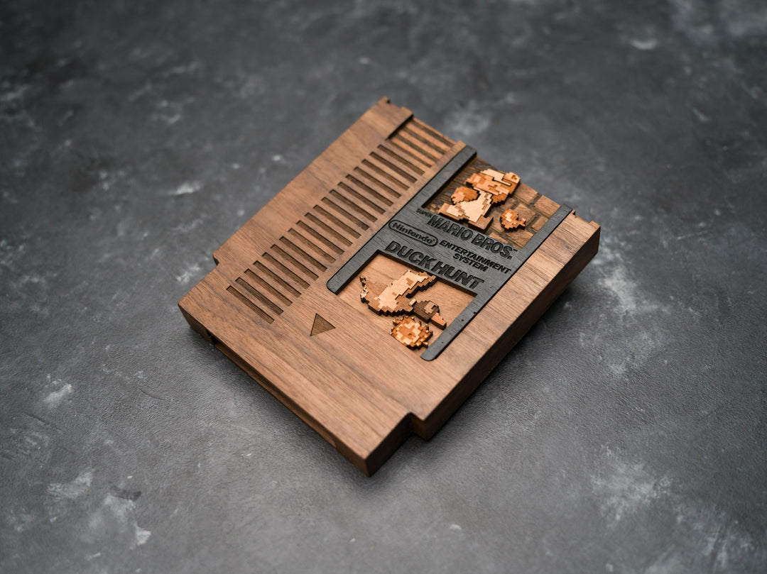 Mario Bros and Duck Hunt Cartridge Replica