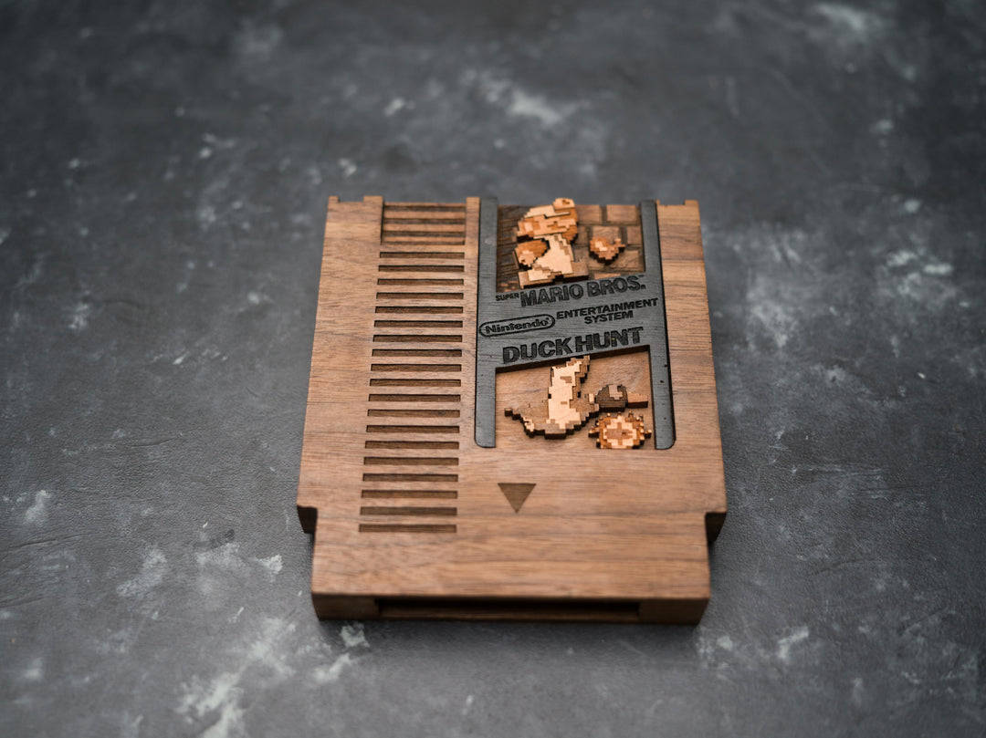 Mario Bros and Duck Hunt Cartridge Replica