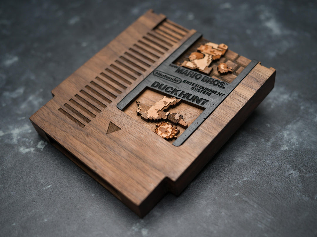 Mario Bros and Duck Hunt Cartridge Replica