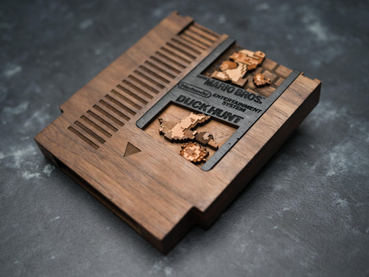 Mario Bros and Duck Hunt Cartridge Replica