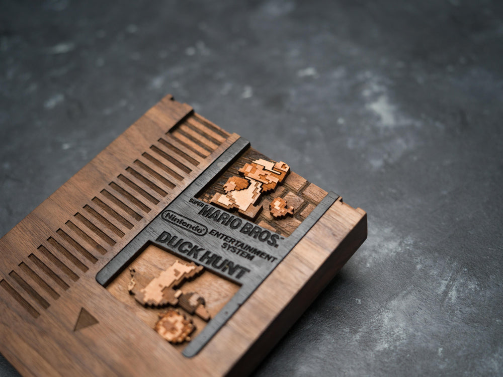 Mario Bros and Duck Hunt Cartridge Replica