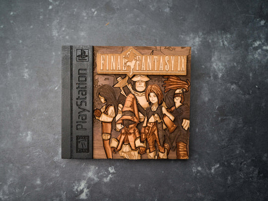 Final Fantasy IX PlayStation Cover Replica