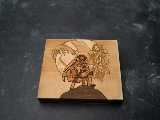 Lunar Eternal Blue Wooden PlayStation replica