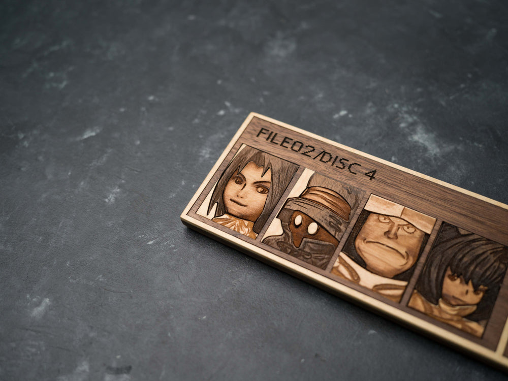 Wooden Final Fantasy 9 rest/assist for your keyboard