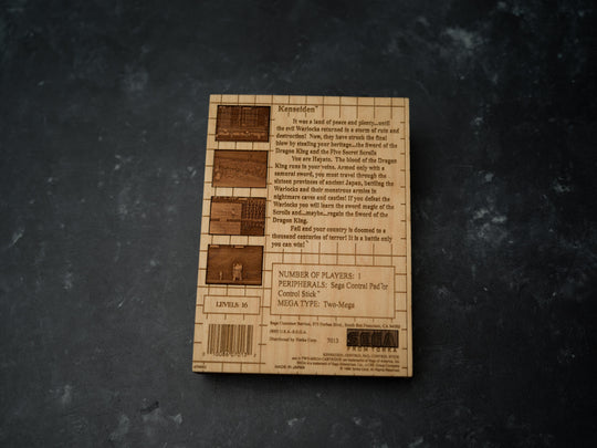 Wooden Kenseiden SEGA replica