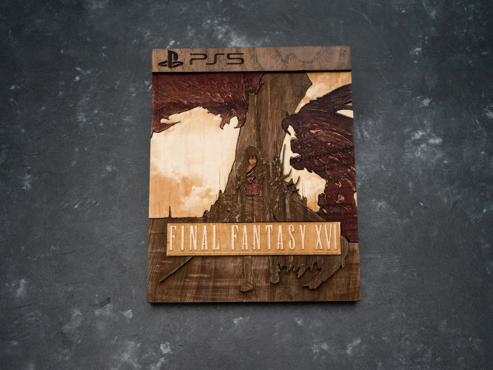 Final Fantasy 16 XVI PS5 Cover Replica