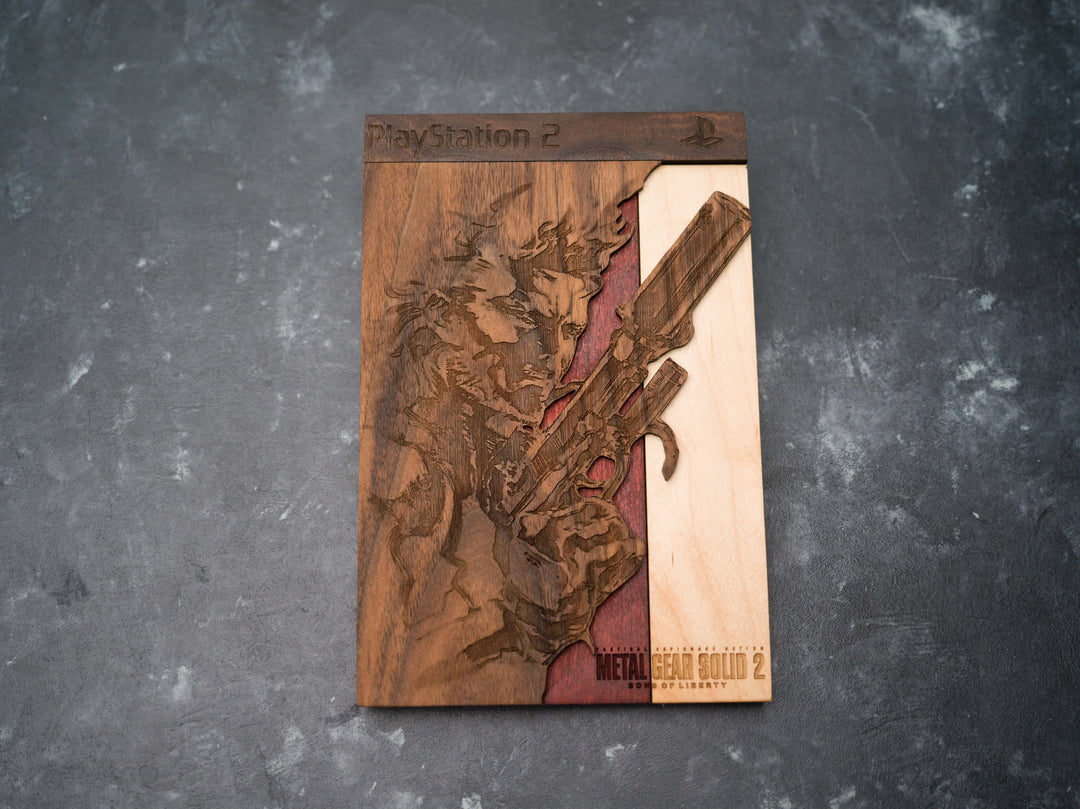 metal gear solid 2 playstation Metal Gear Solid 2 PlayStation 2 / PS2 Cover Replica – Pigminted