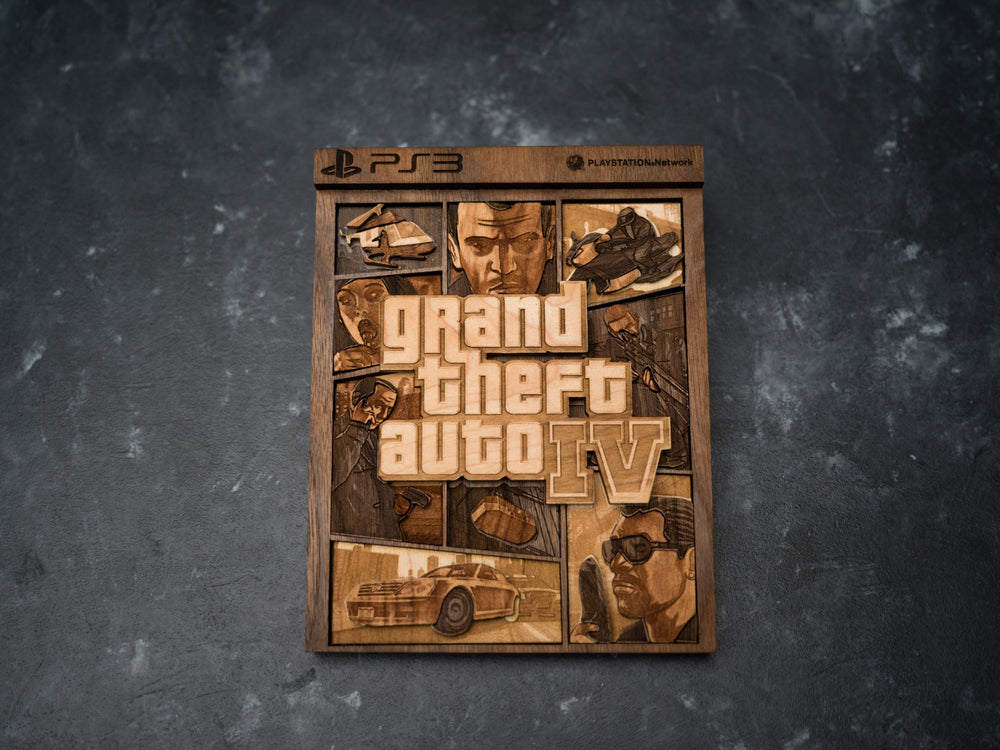 Grand Theft Auto 4 PS3 Cover Replica