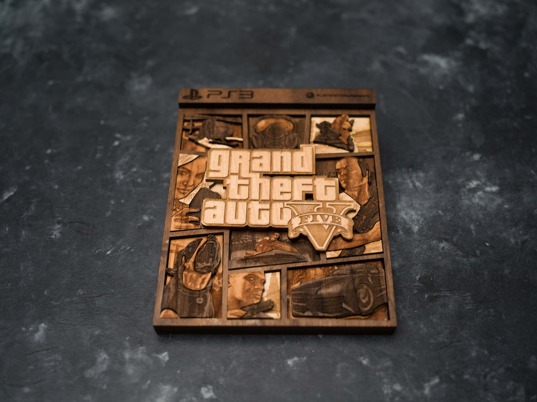 Grand Theft Auto 5 PS3 Cover Replica