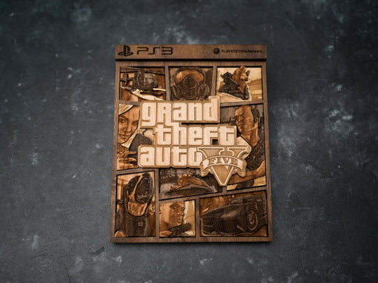 Grand Theft Auto 5 PS3 Cover Replica