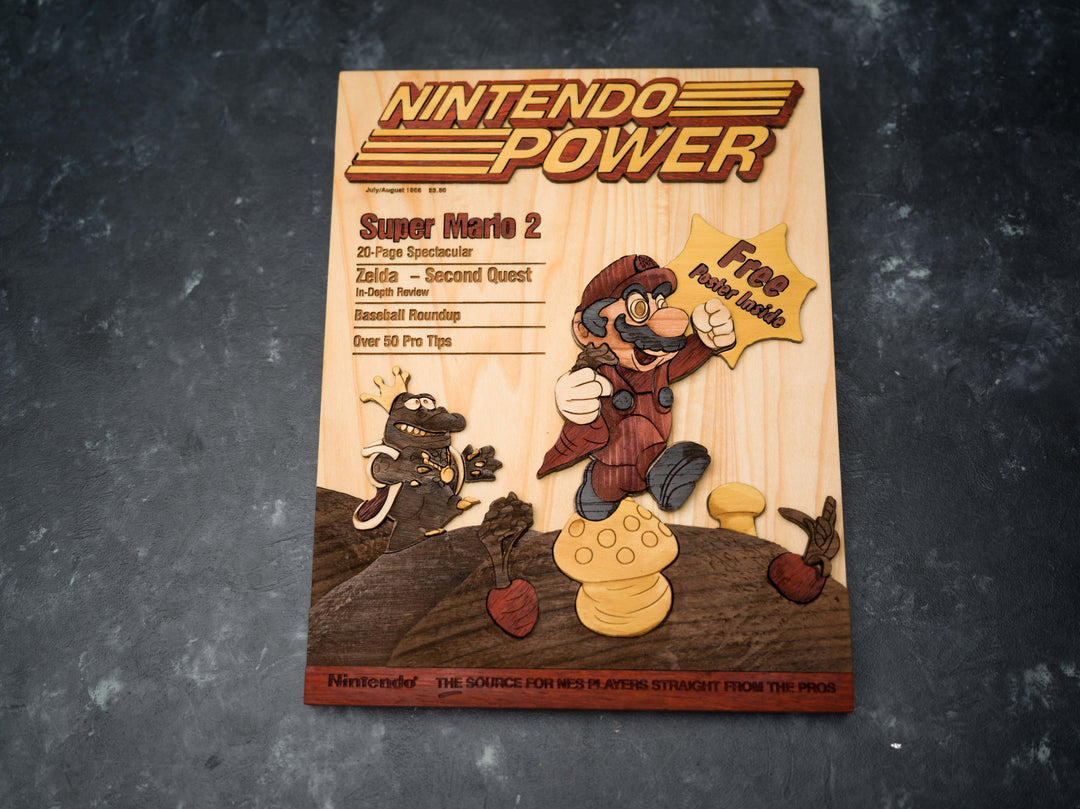 Nintendo Power Issue 1 magazine Cover Replica