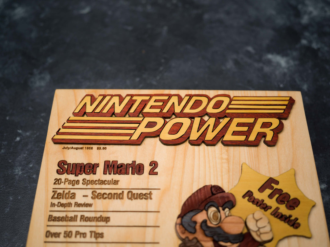 Nintendo Power Issue 1 magazine Cover Replica