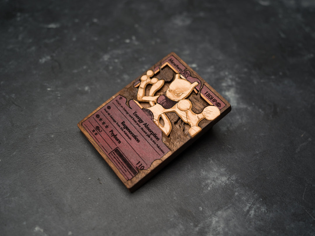 Custom Wooden Pokemon Cards