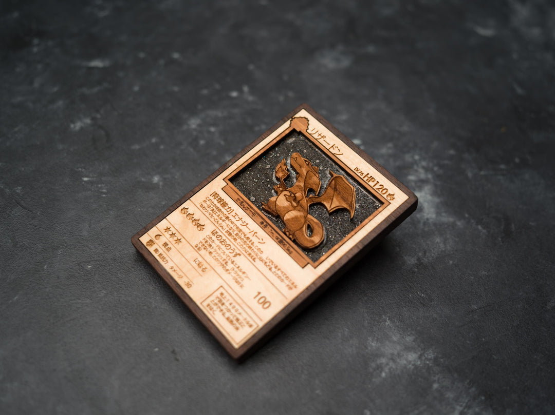 Custom Wooden Pokemon Cards
