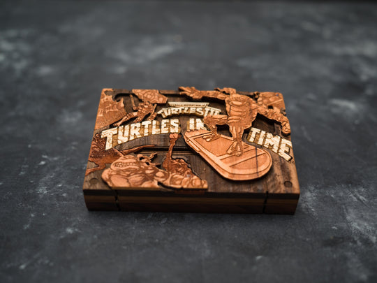 Teenage Mutant Ninja Turtles in Time SNES Cartridge Replica