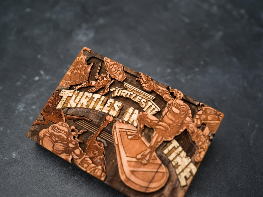 Teenage Mutant Ninja Turtles in Time SNES Cartridge Replica