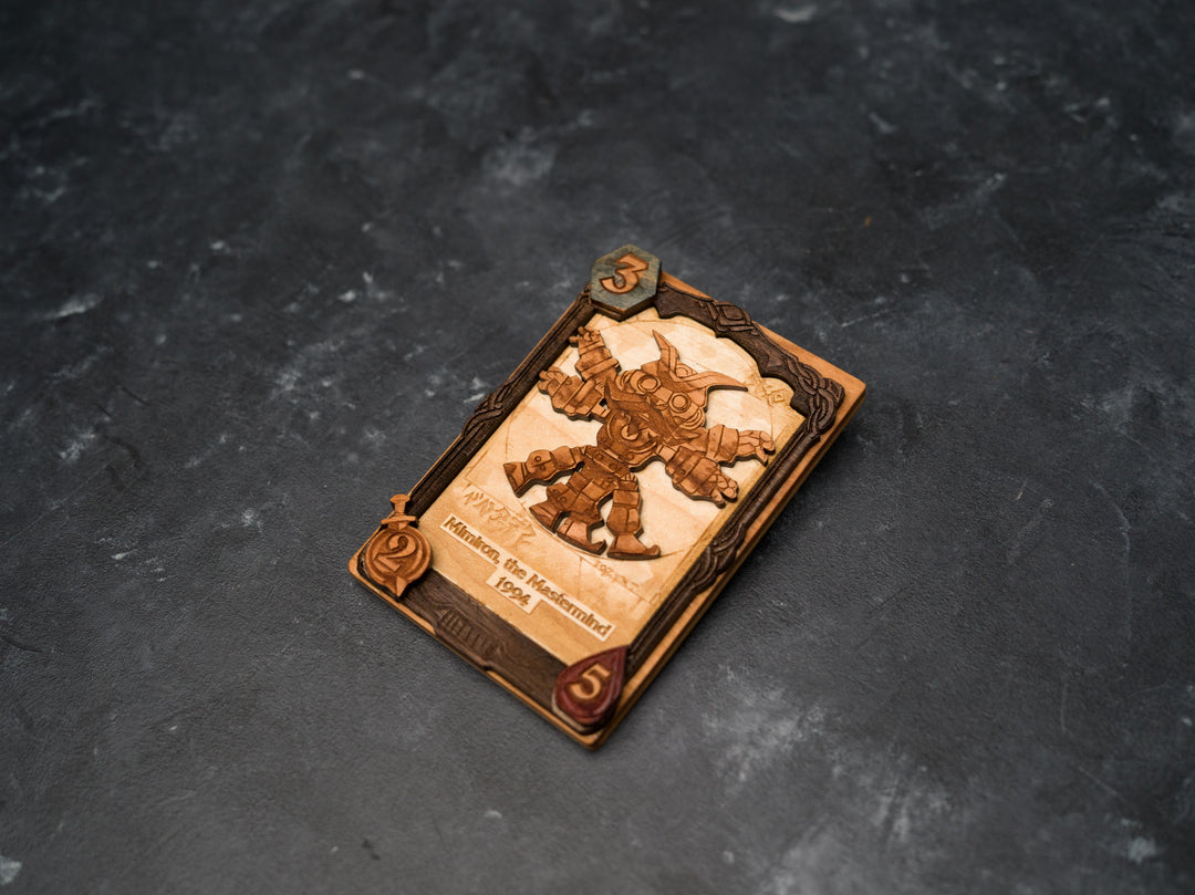 Custom Wooden Hearthstone Cards