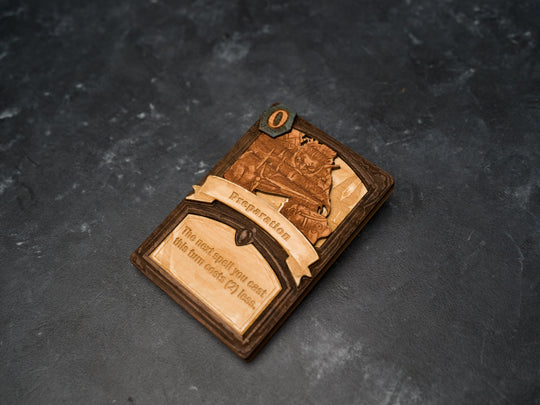 Custom Wooden Hearthstone Cards