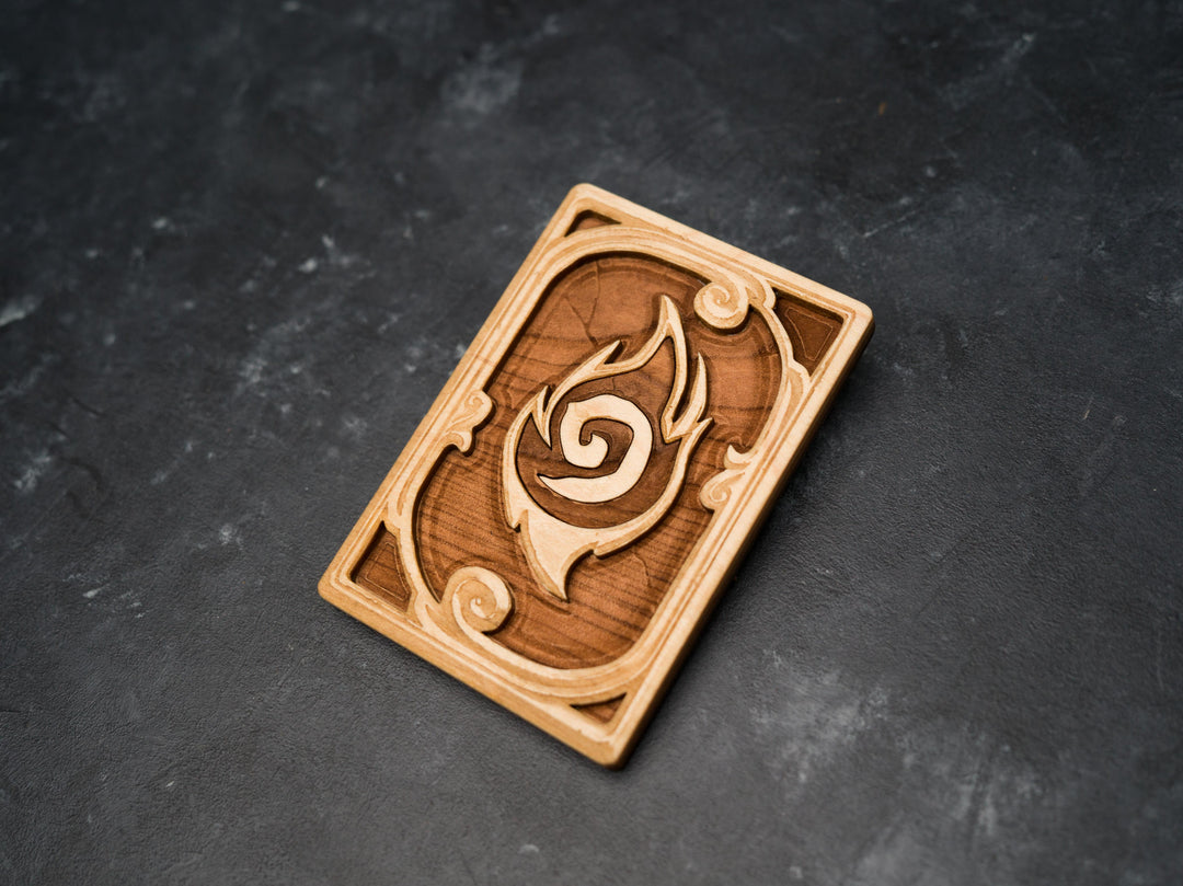 Custom Wooden Hearthstone Cards