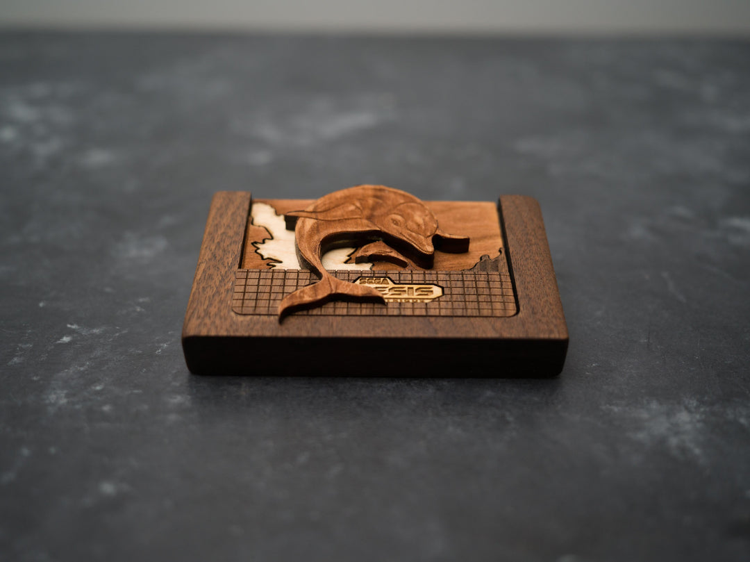 Wooden Ecco the Dolphin SEGA replica