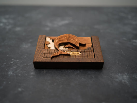 Wooden Ecco the Dolphin SEGA replica