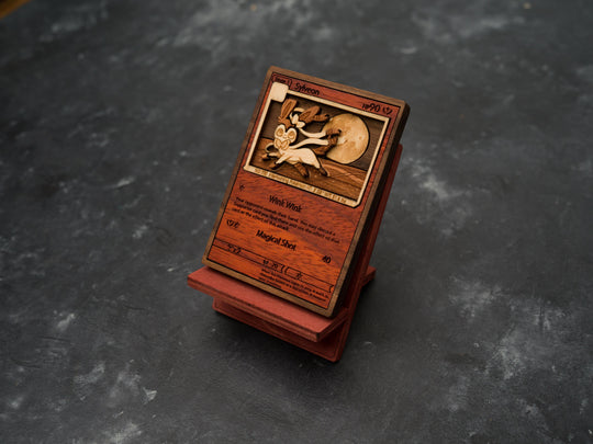 Custom Wooden Pokemon Cards